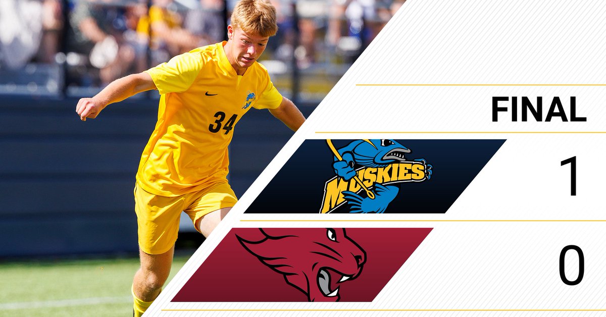 Porter Gigstead scores the lone goal and <a href="/MuskiesMSoccer/">Lakeland Mens Soccer</a> gets win #2 today!
