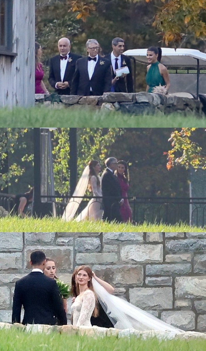 liz_churchill10's tweet photo. Never forget that Bill Gates’ daughter had a multi-million dollar lavish wedding in 2021…while people were still being FORCED into Quarantine Camps…while his family partied in a mask-free environment…2 years after his sponsored Event 201…which predicted the ‘Pandemic’. https://t.co/w3alW4c8ly