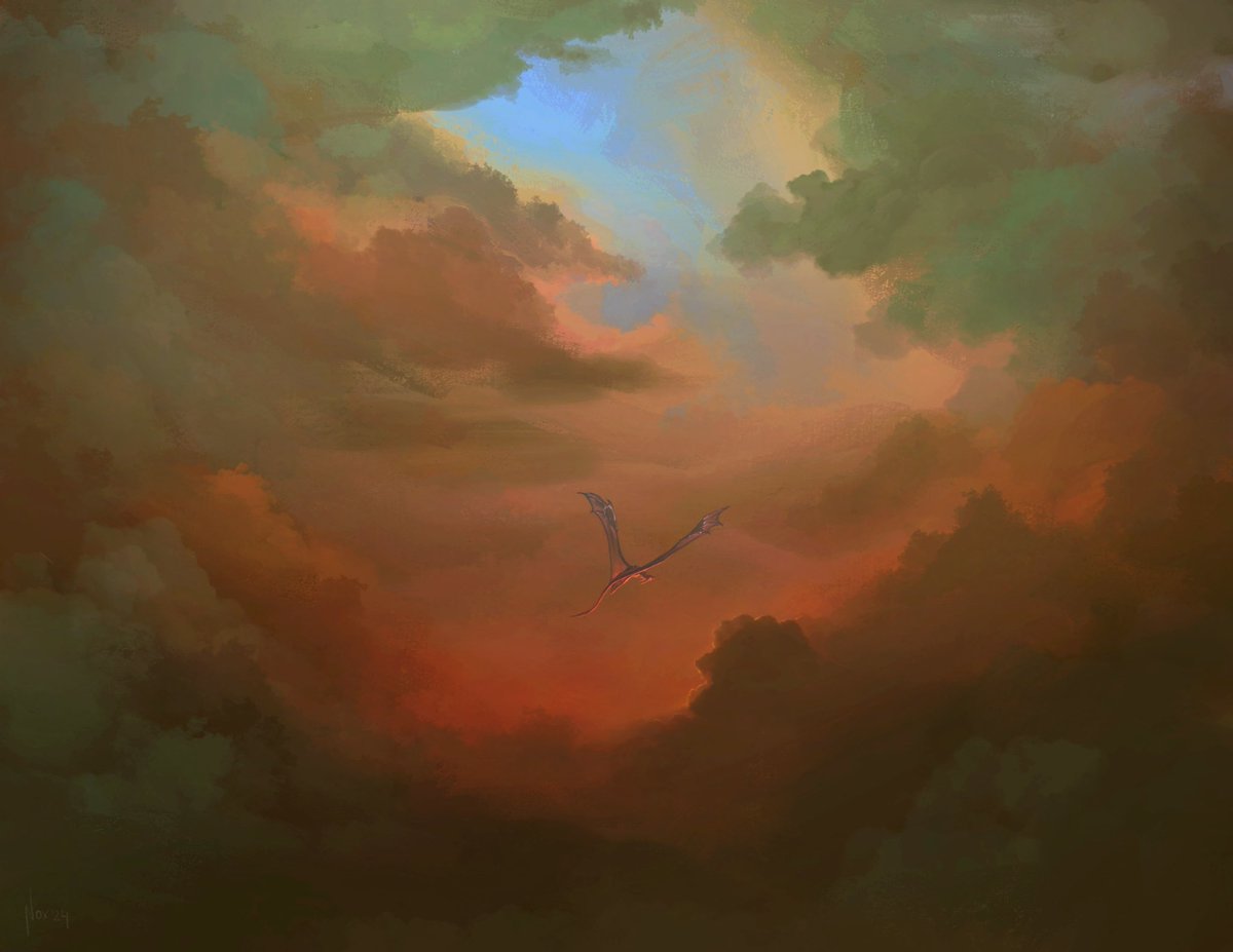 Above the sunset 
#digitalpainting #украрт