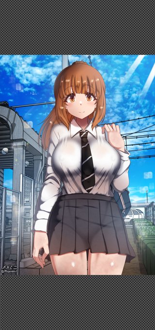 朝のポニ子ちゃん☀️

Ponytail girl in the morning. 