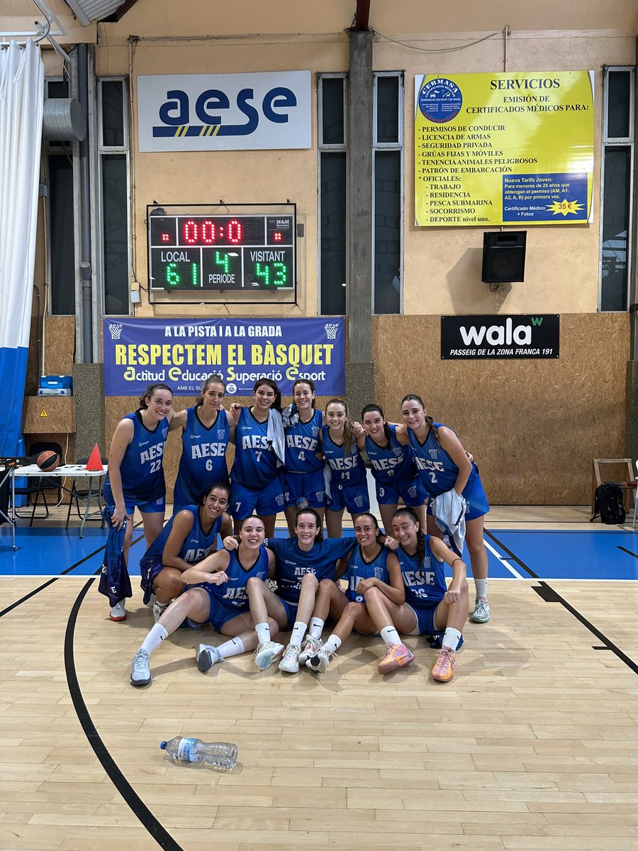 BASQUETAESE's tweet photo. Tarda de bàsquet amb el Sènior A i el Sènior C Femenins al Poliesportiu Santa Eulàlia. Primers partits oficials de lliga regular pels dos equips. 

#AESEesUnSentimiento https://t.co/boCwkmjDqS
