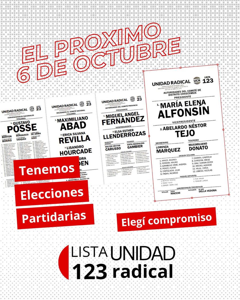 Este 6/10 elegí más radicalismo