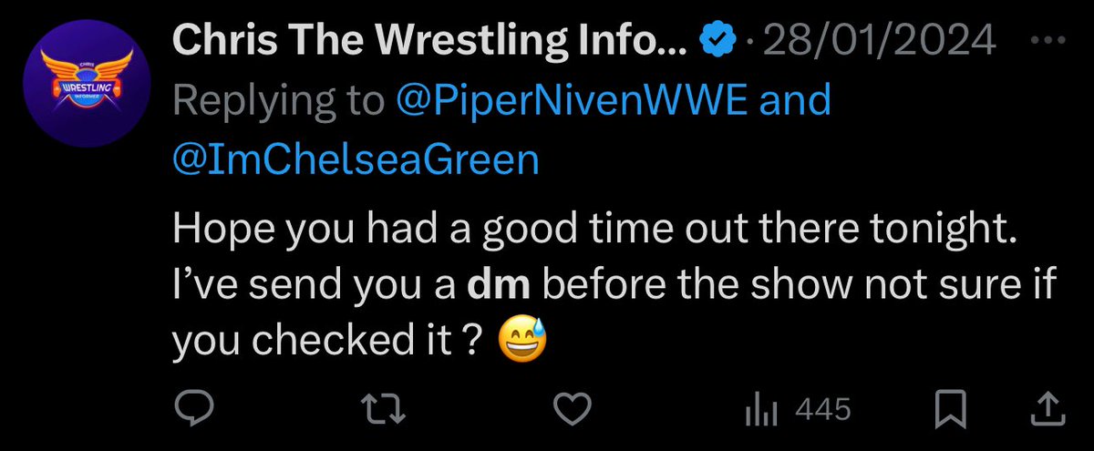 MainEventMikel's tweet photo. Calling me a sheep is rich coming from someone desperate for validation from every superstar they tweet at.

You need to stop with the entitlement and obsessive behavior. Do better, and stop being weird. https://t.co/Y0T10lLPqq