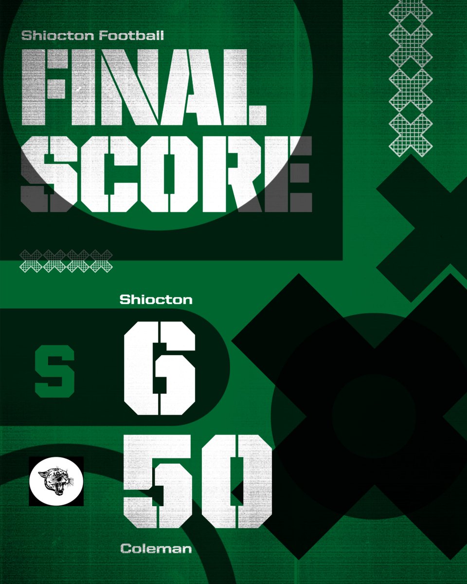 Final from the Varsity Football game at Coleman on Friday Night. #FN5GL #Sweepstakes T-Mobile

Coleman 50
Shiocton 6