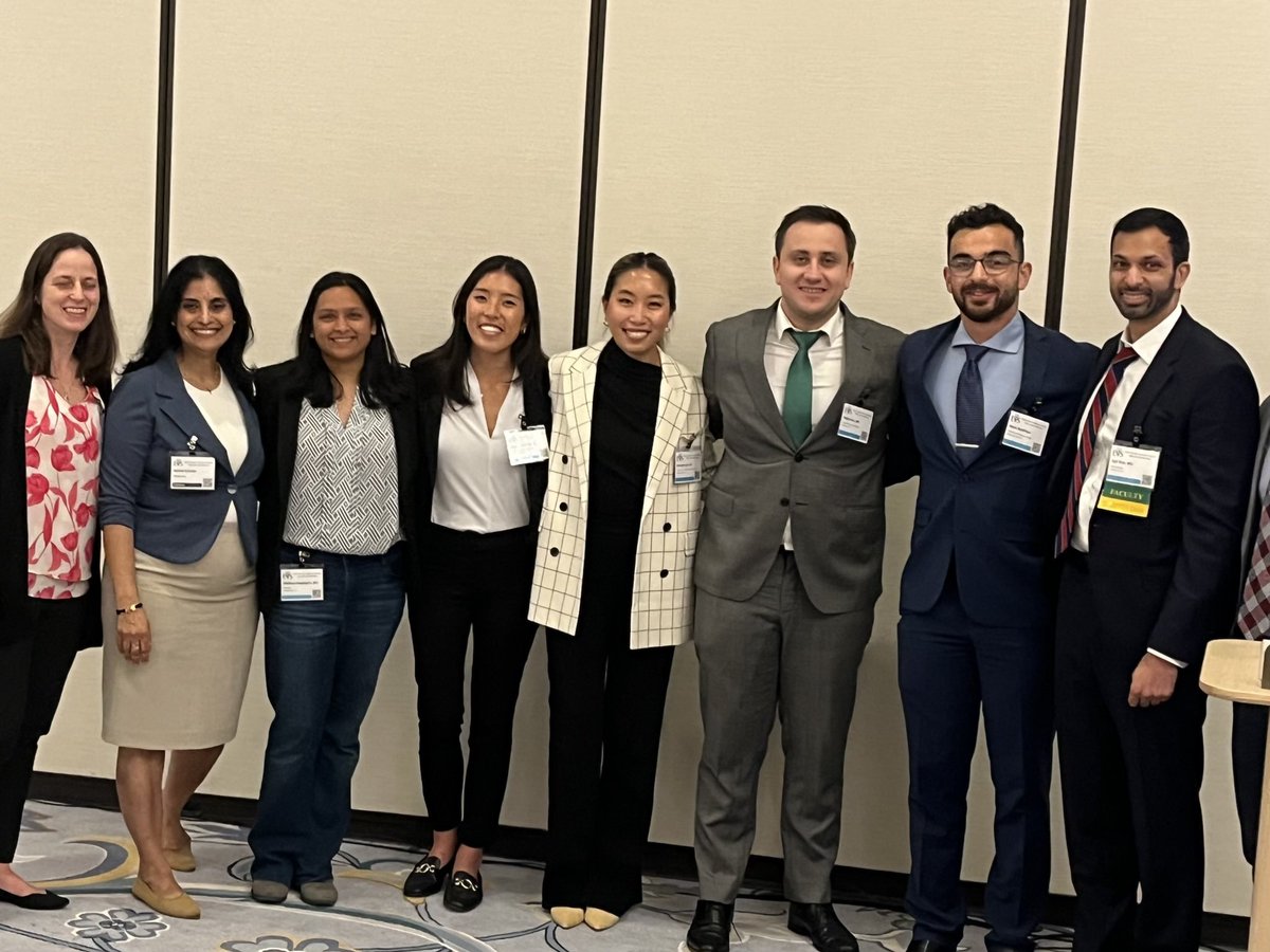 Bill Beckerman (@billbeckerman) on Twitter photo Rutgers <a href="/RWJMS/">Rutgers RWJMedSchool</a> chief resident Kristen Lee got the memo: We will win every case competition we enter!
Presenting a case she did with Dr Jen Li of a single stage type II endo repair of a contained rupture, Dr Lee impressed the judges at the <a href="/MDTVascular/">Medtronic Vascular Health</a> competition at <a href="/VascularEVS/">Eastern Vascular Society</a>! Rutgers <a href="/RWJMS/">Rutgers RWJMedSchool</a> chief resident Kristen Lee got the memo: We will win every case competition we enter!
Presenting a case she did with Dr Jen Li of a single stage type II endo repair of a contained rupture, Dr Lee impressed the judges at the <a href="/MDTVascular/">Medtronic Vascular Health</a> competition at <a href="/VascularEVS/">Eastern Vascular Society</a>!