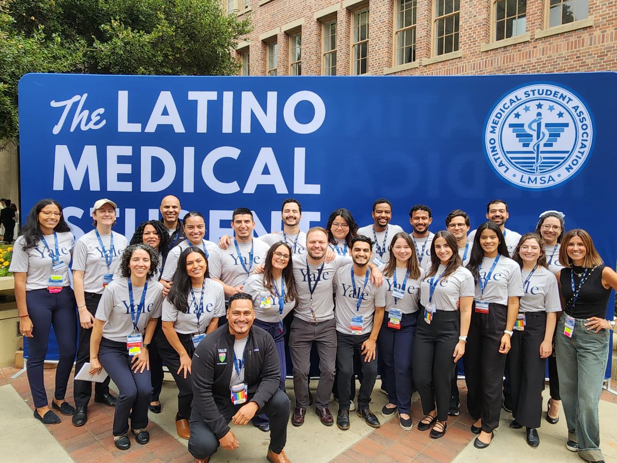 Yale at LMSA! What a fantastic conference <a href="/TradIMYale/">Yale IM Traditional Residency Program</a> <a href="/YaleMedDEI/">YSM Office of Diversity, Equity & Inclusion</a> <a href="/LmsaNational/">LMSA National</a>