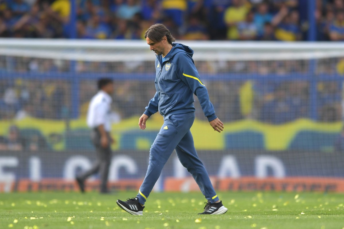 Diego Martínez tras la derrota ante River.