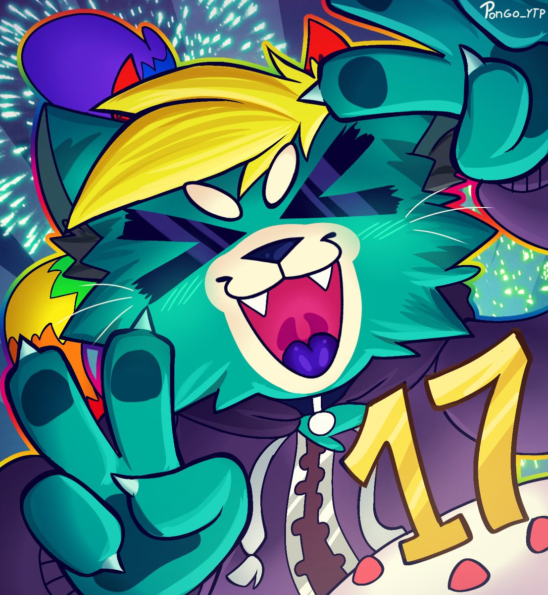 Dibujito que hice a la rápida para un amigo que hoy estaba de cumpleaños :PP 🎉🎊

#furryartist #furryfandom