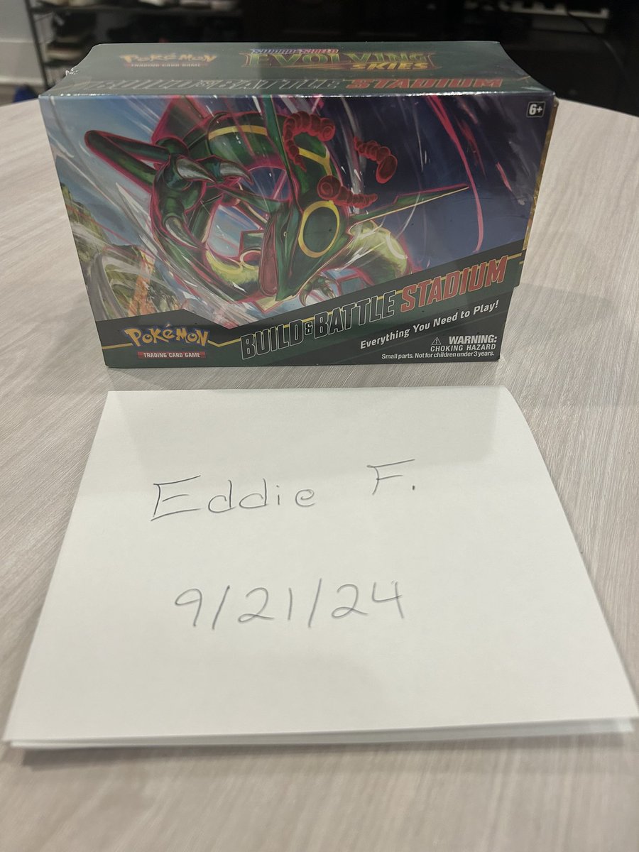 💥Pokémon Sealed collection!
Starting the posts! Thank you #pokefam
Retweets are appreciated, and let’s get some of these things sold! I accept PayPal FF, Venmo, and Zelle!

Evolving Skies- Build &amp; Battle Stadium 
$180 +shipping