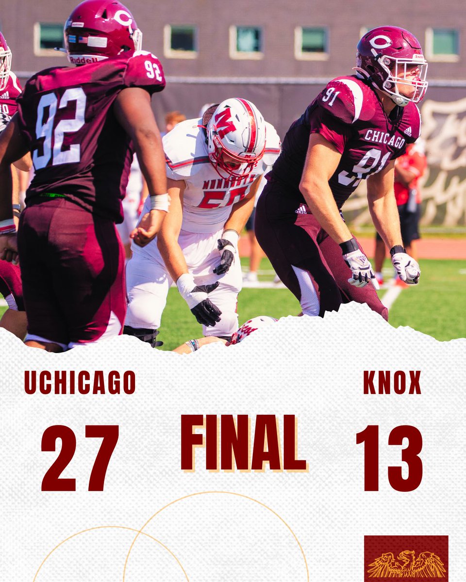 🏈 FOOTBALL I FINAL SCORE

Got the dub ON THE ROAD. 🚗

#MaroonMade #d3football