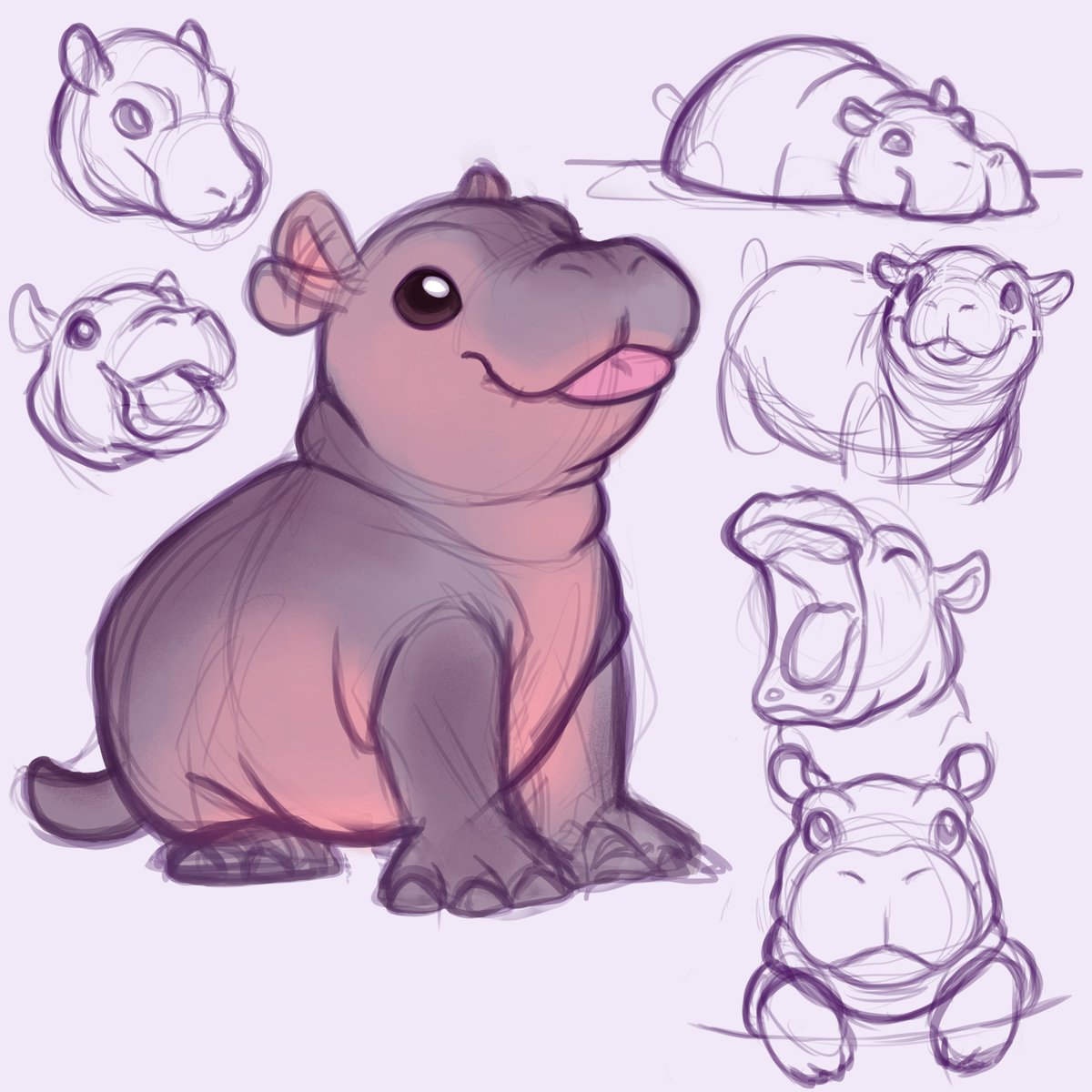 you are not immune to moo deng and baby hippo propaganda