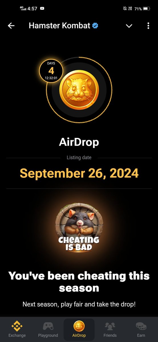 ArifMd99334's tweet photo. Hamster Kombat Do you guys have any way where both parties can receive the airdrop? Your community loves you a lot, and I believe you won’t break their hearts. 💔"
@hamster_kombat

#hamsterkombat 

#hamster

#cheatingisbad https://t.co/ZM62MOXynf