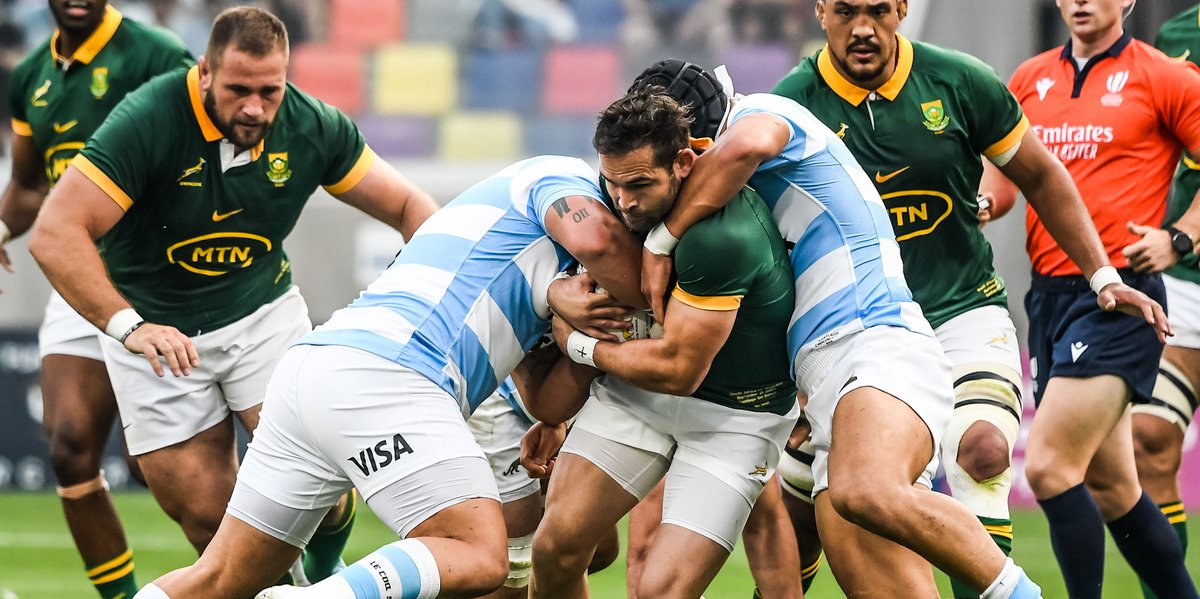 Springboks's tweet photo. Match report: No miracle escape in Santiago del Estero, with the Pumas' win setting up a title decider in Nelspruit next weekend - more here: https://t.co/XHuQKKdUjJ 👀
#Springboks #ForeverGreenForeverGold #ARGvRSA https://t.co/ifZpm2WO6y