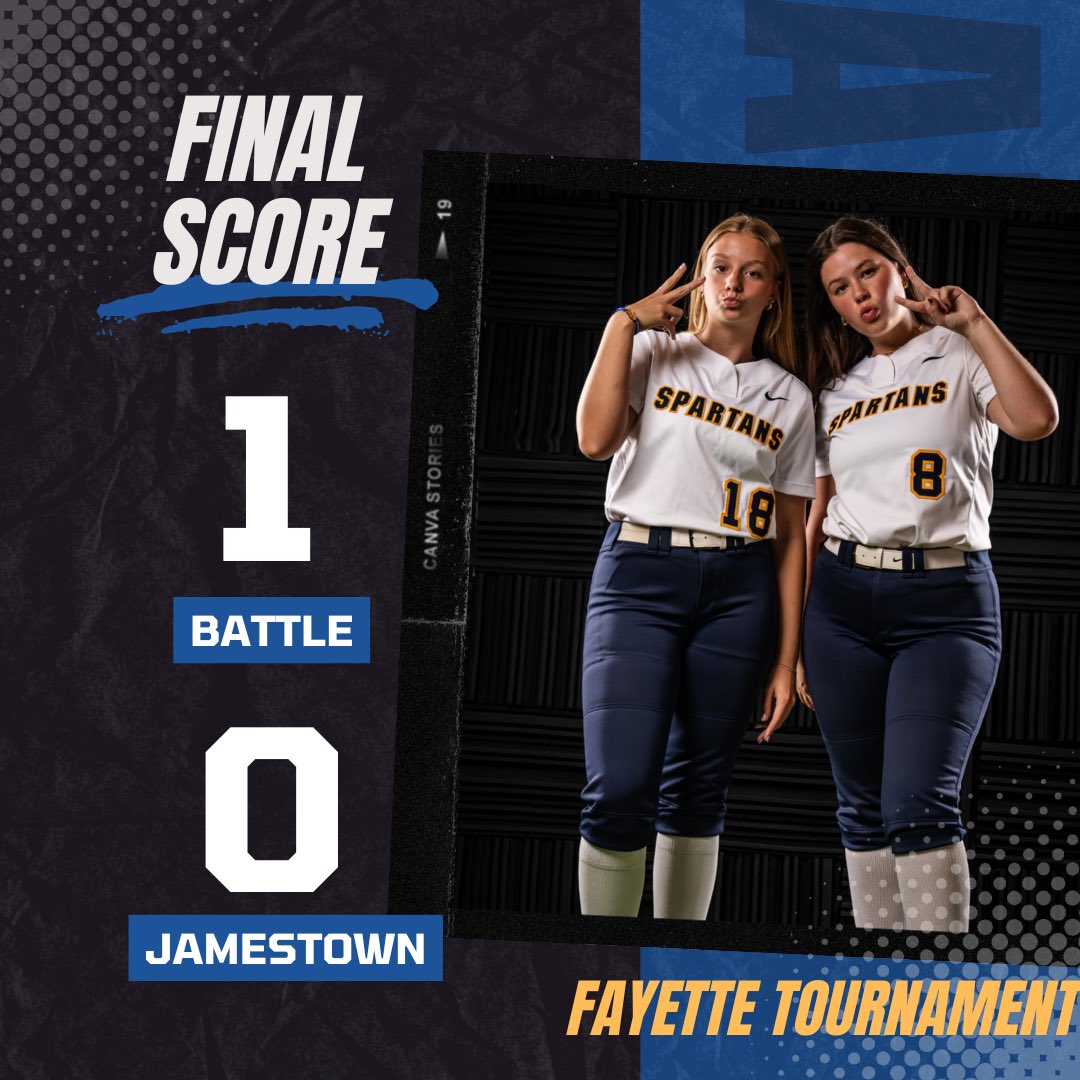 Spartans picked up a win in the opening round of the Fayette tournament! <a href="/BattleAthletics/">Battle Athletics & Activities</a>