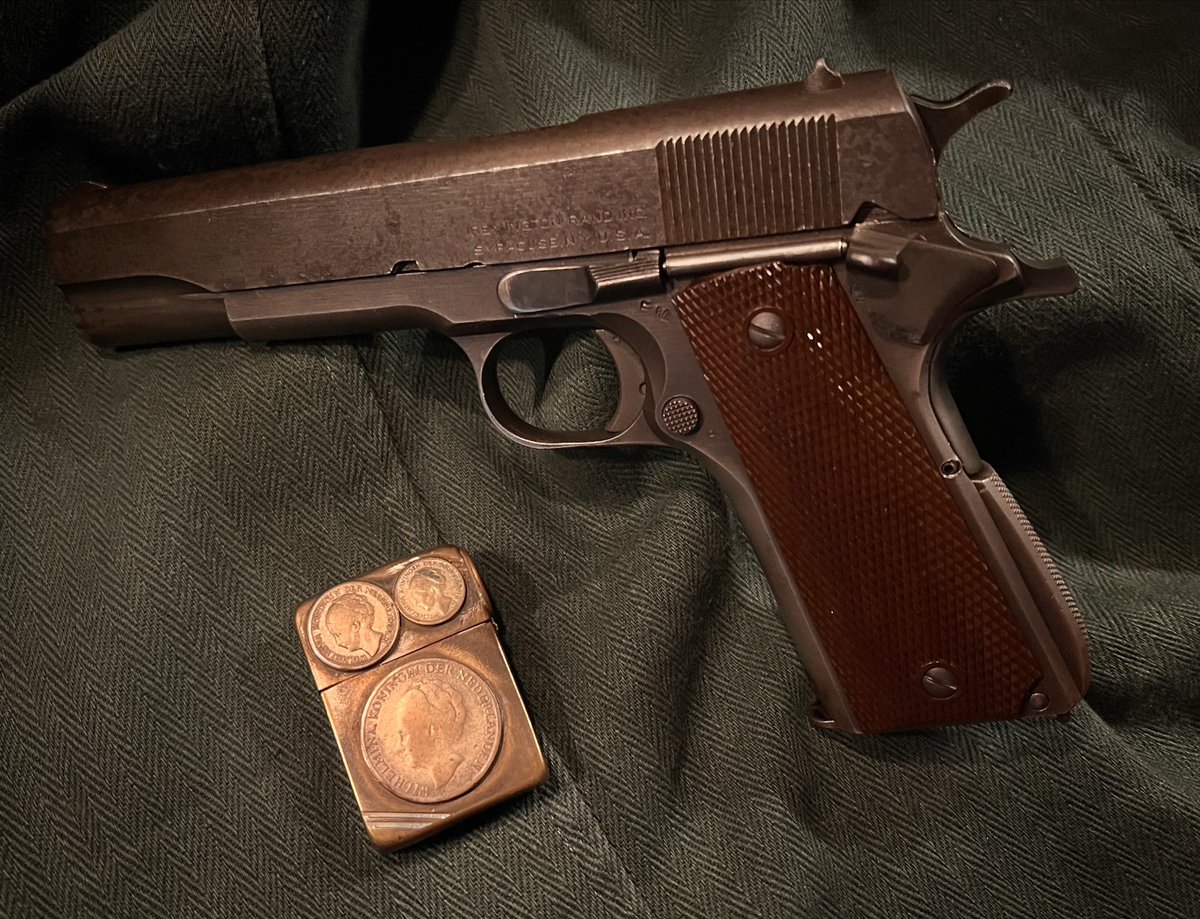 OldMauserMan's tweet photo. Finally replaced all of the “new” parts with period correct parts for the Remington Rand. https://t.co/MsmFWyDxVi