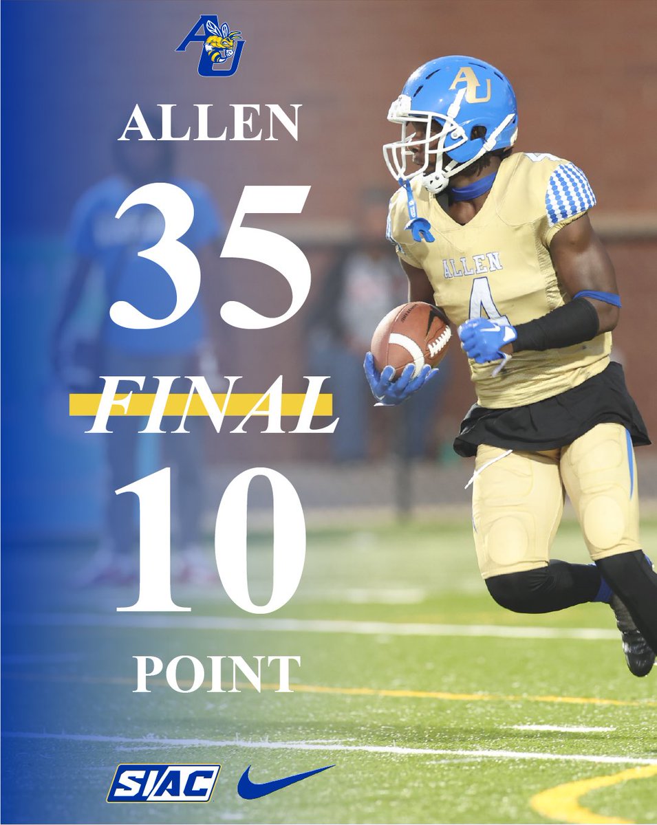 𝐘𝐄𝐋𝐋𝐎𝐖 𝐉𝐀𝐂𝐊𝐄𝐓𝐒 𝐖𝐈𝐍

Our first win under head coach Cedric Pearl is in the books! The Yellow Jackets host Miles College next Saturday, September 28, at 1:00 p.m.