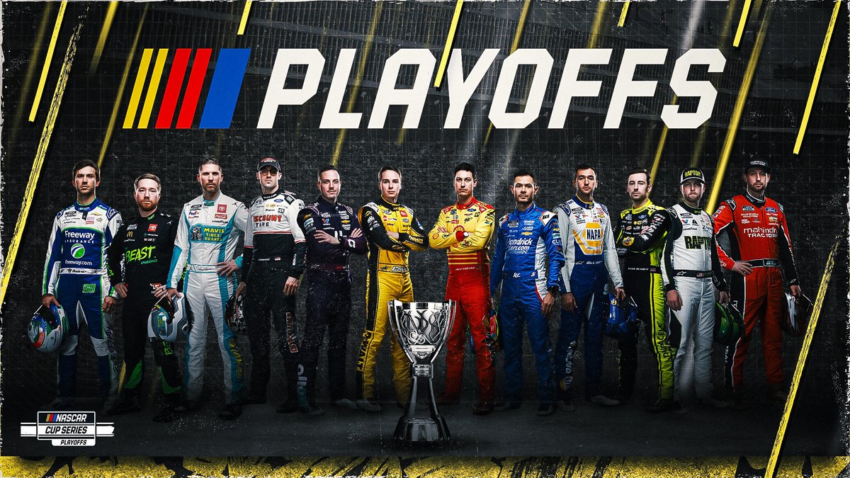 NASCAR's tweet image. And then there were 12. #NASCARPlayoffs
