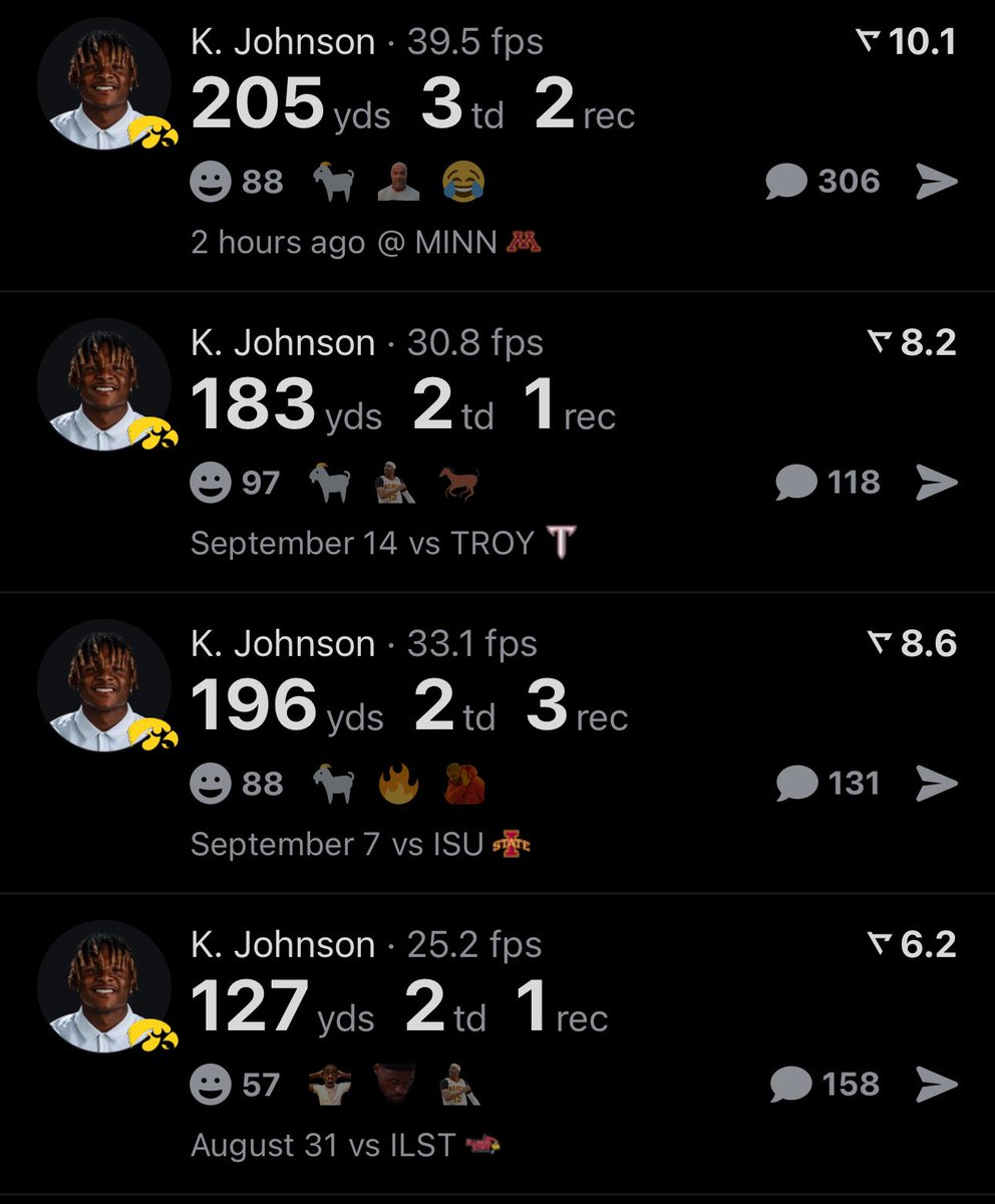 Kaleb Johnson is the best RB in the Big Ten and possibly the best in the country