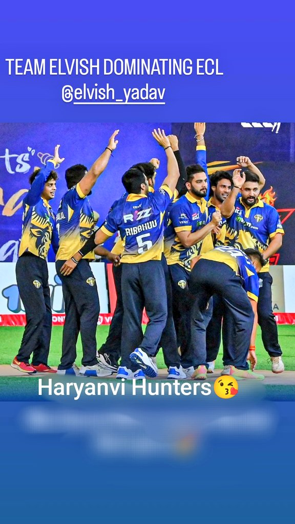 Smart_y10's tweet photo. Congratulations Haryanvi Hunters

#ElvishYadav𓃵 #ElvishArmy𓃵 #ECLT10 #Ecl2024 #ECL10 #Bbnaijas9 #bbnaija2024 #iPhone16 #hamster #DevaraTrailer https://t.co/Hkf7KzqFCu