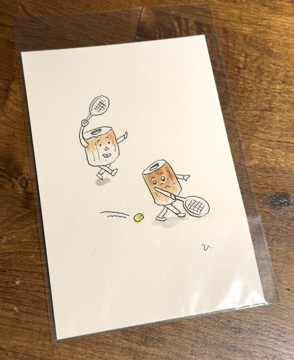 昨日は日本民藝館で芹沢銈介展見て、東大キャンパス内のルヴェソンヴェールでランチ食べて、銀座の森岡書店でひうち棚さんの個展でちくわきゅうりのドローイングを買いました