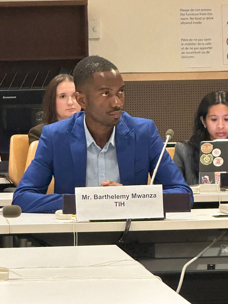 TIHchangemakers's tweet photo. @BarthMwanza represented us at the IASC high level side event at the UN HQ, @BarthMwanza highlighted opportunities and innovative promising practices to strengthen collaboration between international/regional and local/national actors. #UNGA @KellyTClements @Refugees https://t.co/aJz2EFJmCl