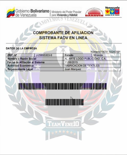 AnonymousVene10's tweet image. 🚨 ¡ATENCIÓN VENEZUELA! 🚨
Anonymous ha penetrado en los sistemas del Banavih y ha expuesto cómo el régimen utiliza esta plataforma para controlar, monitorear y discriminar a los ciudadanos. ¡El régimen del narcotraficante @NicolasMaduro utiliza el sistema de elegibilidad de…