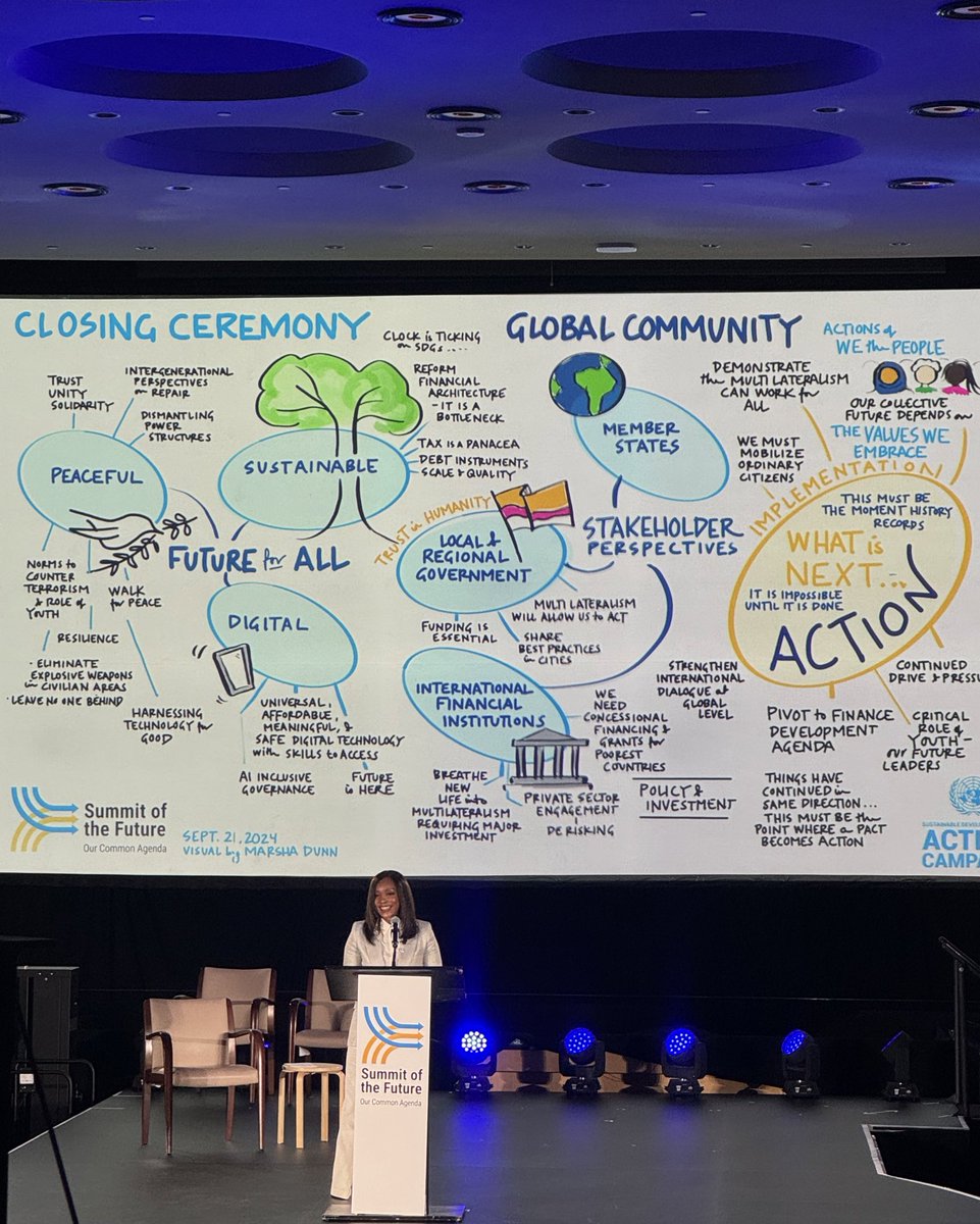 #SOTF Action Days conclude with a call to focus on our commonalities rather than our differences. “I am because you are” should define our actions, says HE Mia Mottley, Prime Minister of Barbados.