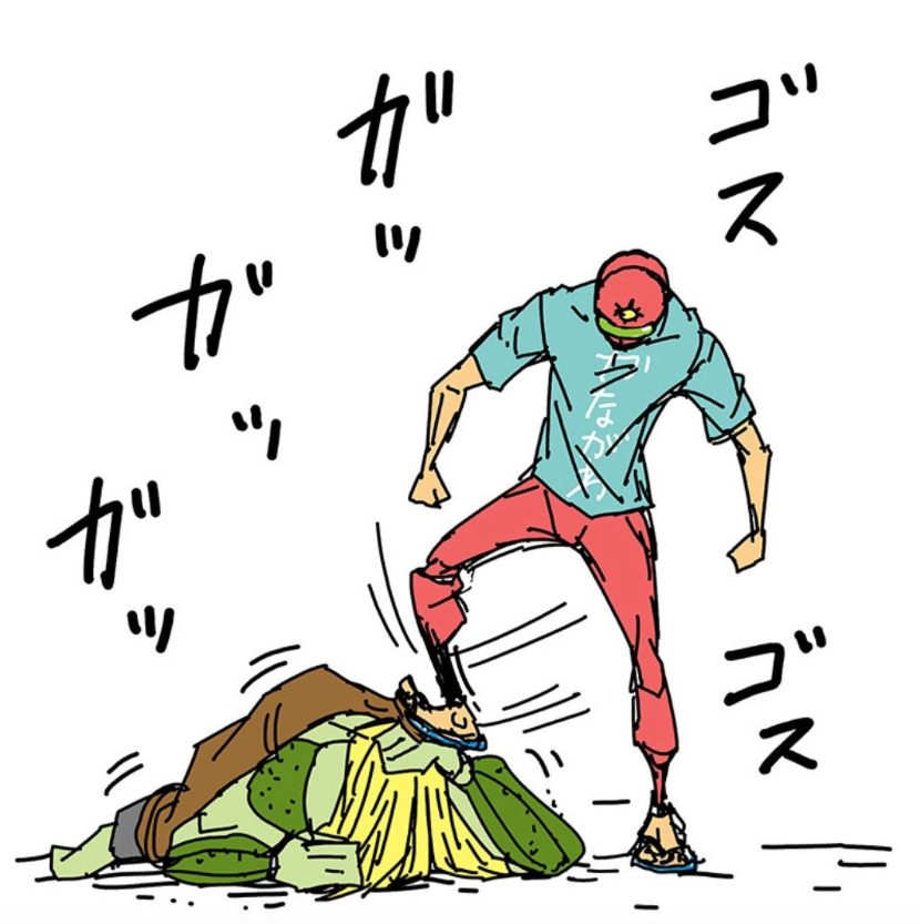 #私が選んだヒーロー必殺技選手権 

踵を入れる 