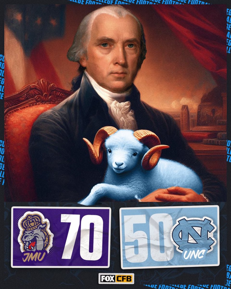 J M U DUUUUKES!!!! The best part is: UNC paid JMU 500K to have us go down there and open up a can of whoop ***!!! 😂