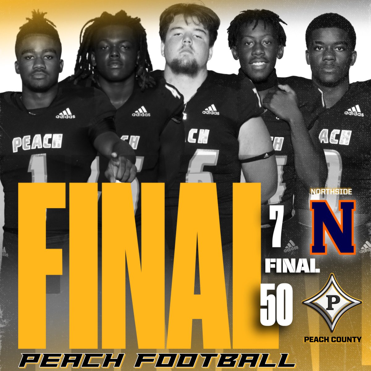 In case you missed it, the Peach County Trojans looked fantastic against Northside last night in their 50-7 win. We are so proud of our Trojans, Coach Westbrook, and his staff. The Trojans open Region 1-AAA competition next week on 9/27 at 7:30 for Homecoming against Westover.