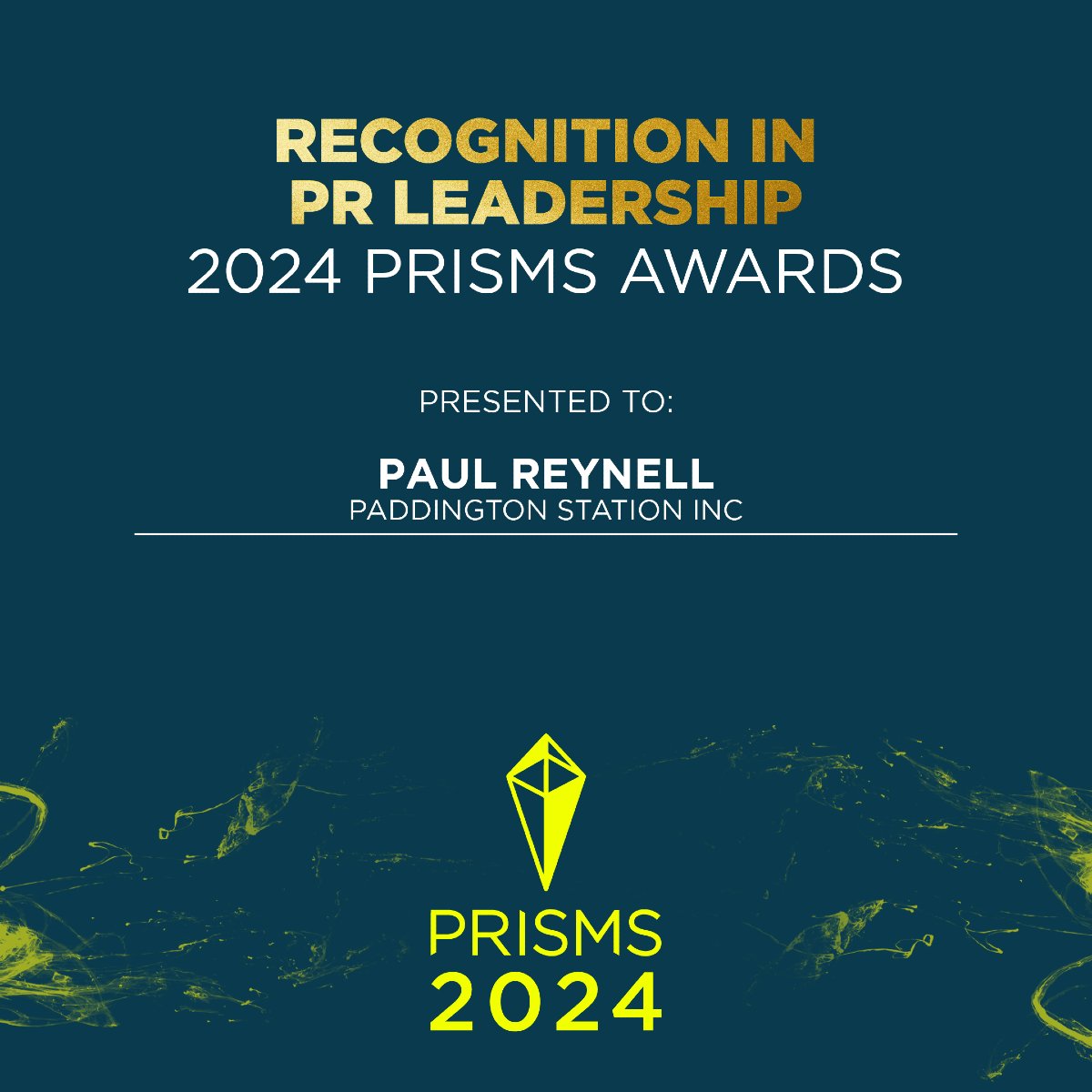 The PRISM Awards tweet media