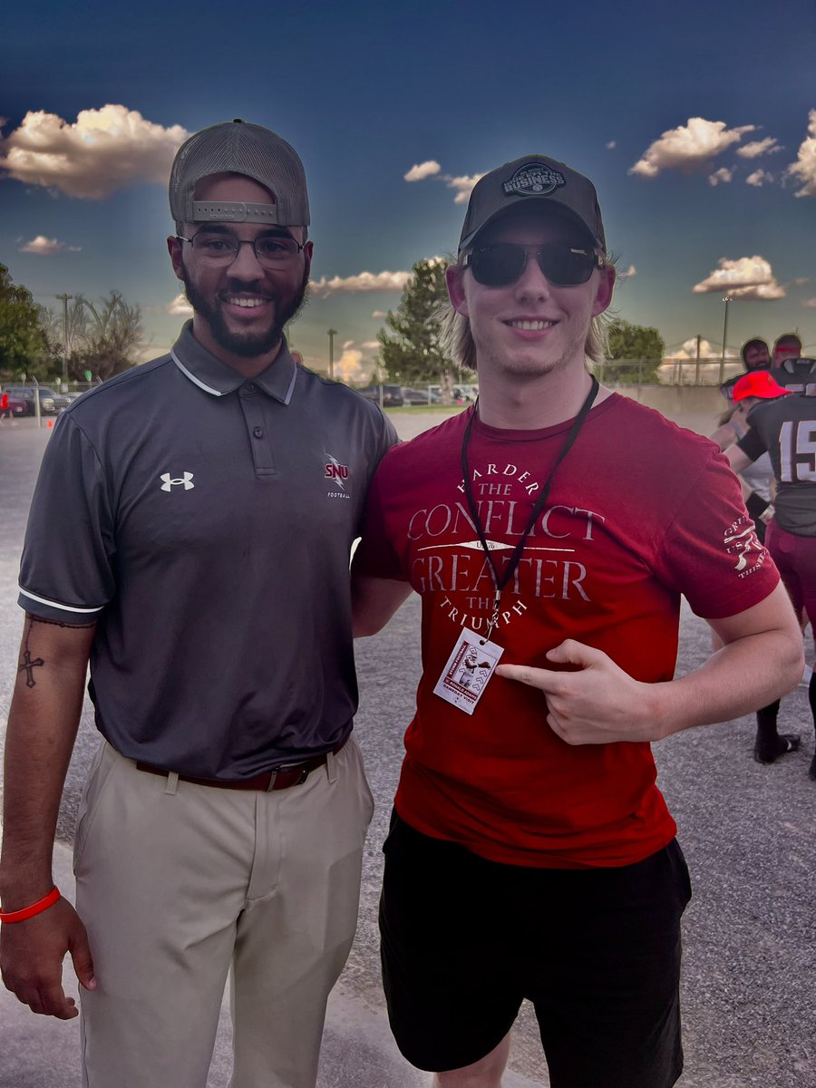 Radams0926's tweet photo. Had a great visit with @CoachLove28 Thank you for the invite! https://t.co/kxzEmW3HmO