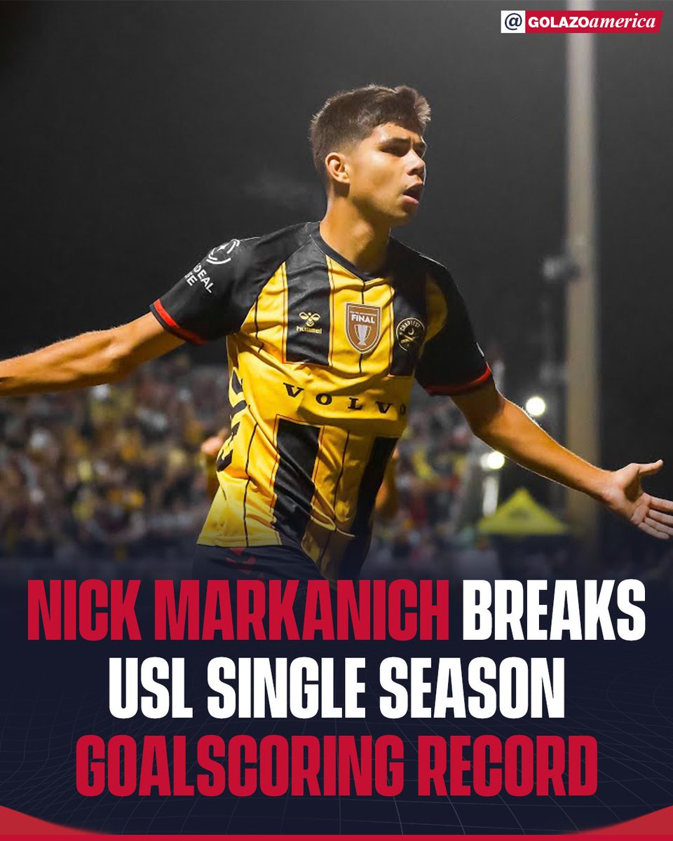 🚨 HISTORY 🚨

<a href="/Chas_Battery/">Charleston Battery</a>'s <a href="/Nmarkanich/">Nick Markanich</a> scores his 26th goal of the 2024 <a href="/USLChampionship/">USL Championship</a> season ⚽️