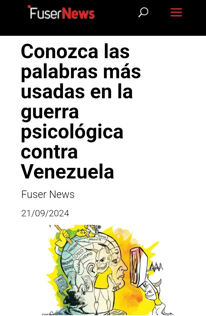 Desib_b's tweet photo. En las últimas semanas, el Gobierno de Venezuela denunció que desde hace tiempo está en marcha una “guerra cognitiva” contra Venezuela, con el uso de “influencers” y la difusión de información falsa por operadores mediáticos alineados con los intereses imperiales.
📌 #FuserNews https://t.co/0QWfr5LVkP
