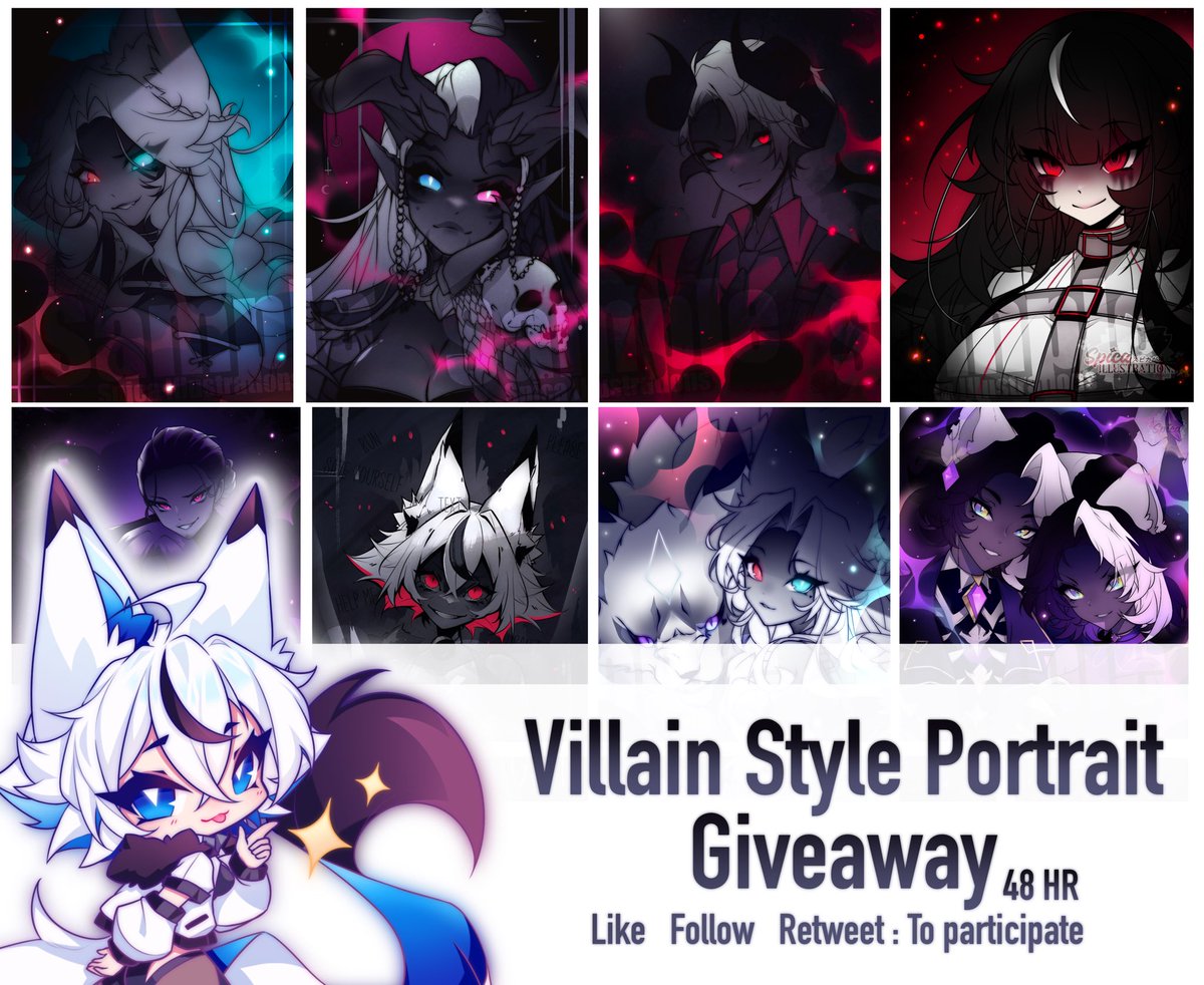 SpicaIllustrate's tweet image. Tis the season for spooks so it’s time for a lil giveaway

lemmie see your OC’s in the comments and ill pick one winner in two days 👻