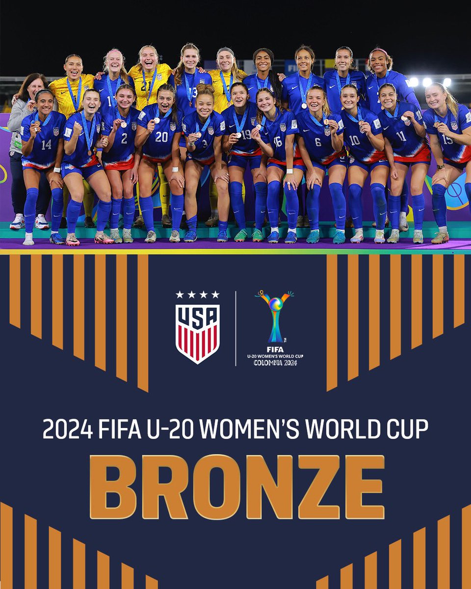 Bringing home the hardware! 🥉

#U20WYNT