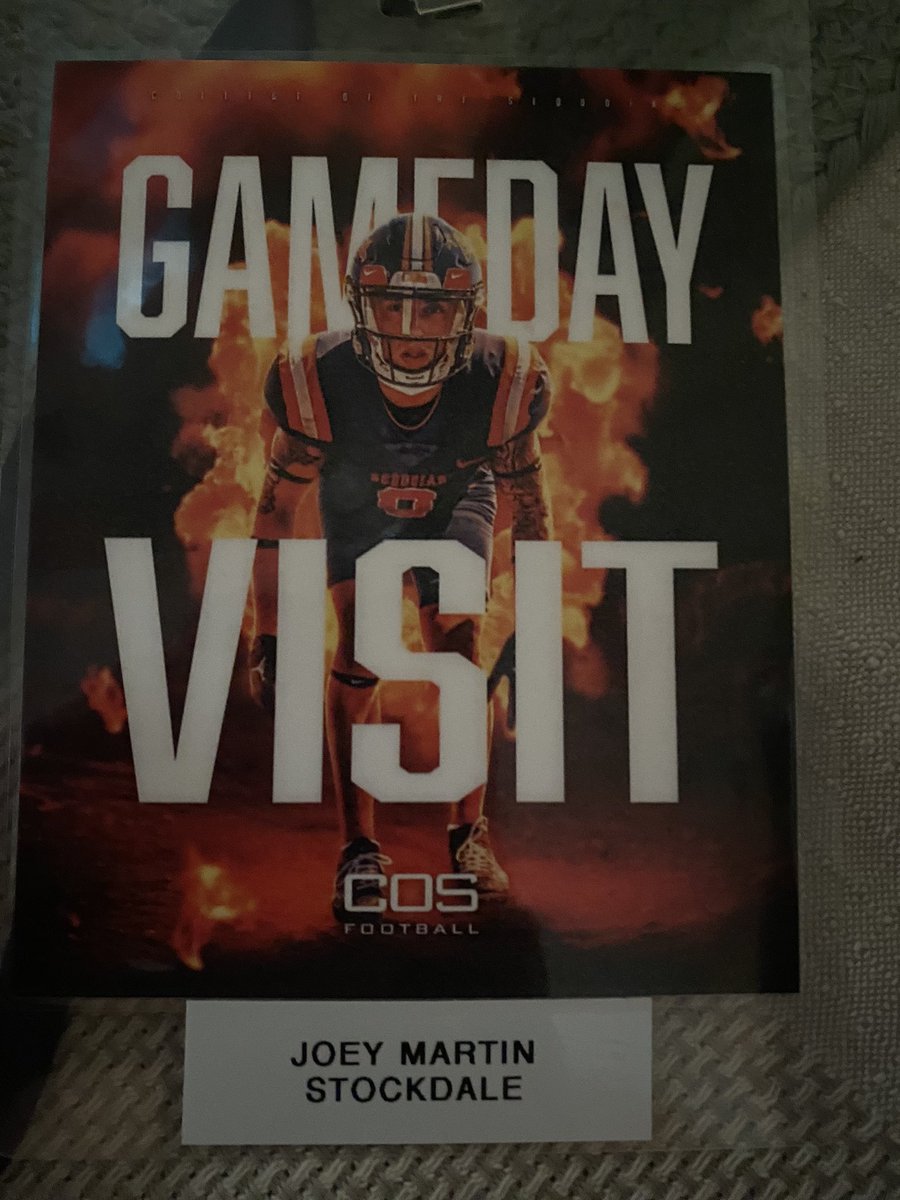 Joey_martin74's tweet photo. Thank you @COSGIANTS_FB for having me! 
@coachjehning @Coach_Mendonca @coach_djrico @PTRitchie_ 
@EzekielBagby https://t.co/olyzxouMKN