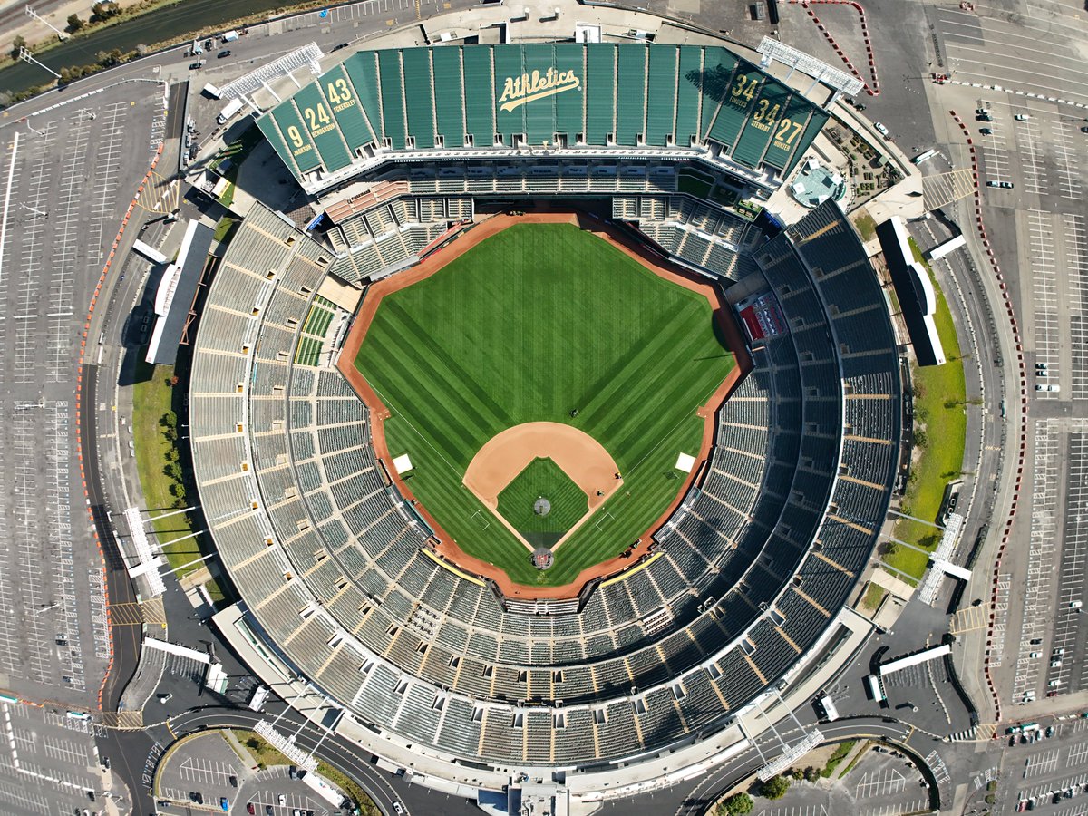 Here are some images I took of the Oakland Coliseum today