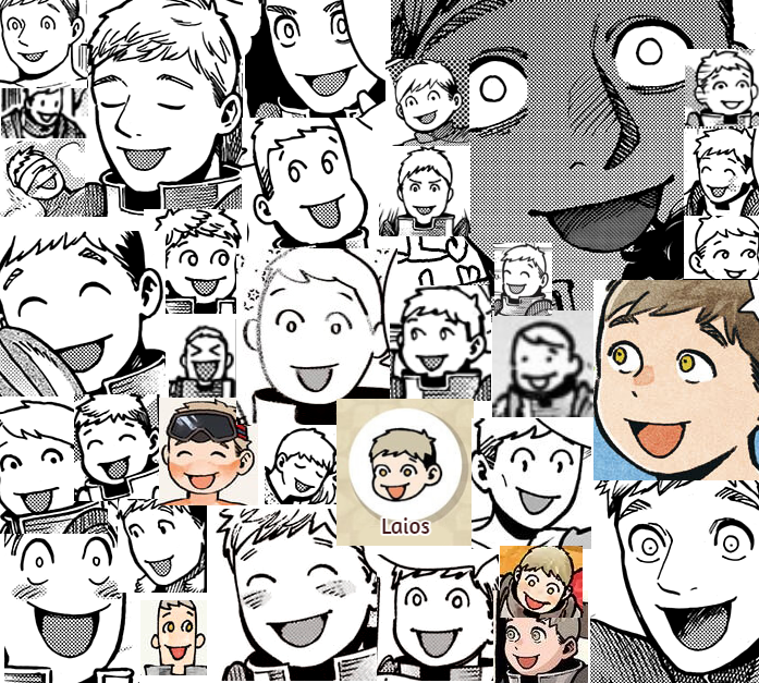 that one stupid ass face laios makes