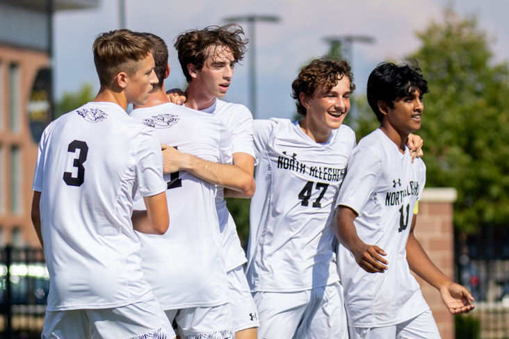 Goals in the second half power <a href="/NASoccer1968/">North Allegheny Boys Soccer (NABS)</a> to a 2-0 win over <a href="/MontourAthDept/">Montour School District Athletics</a> 

<a href="/NATigerAthletic/">NATigers</a> 
<a href="/MontourSD/">Montour School District</a>