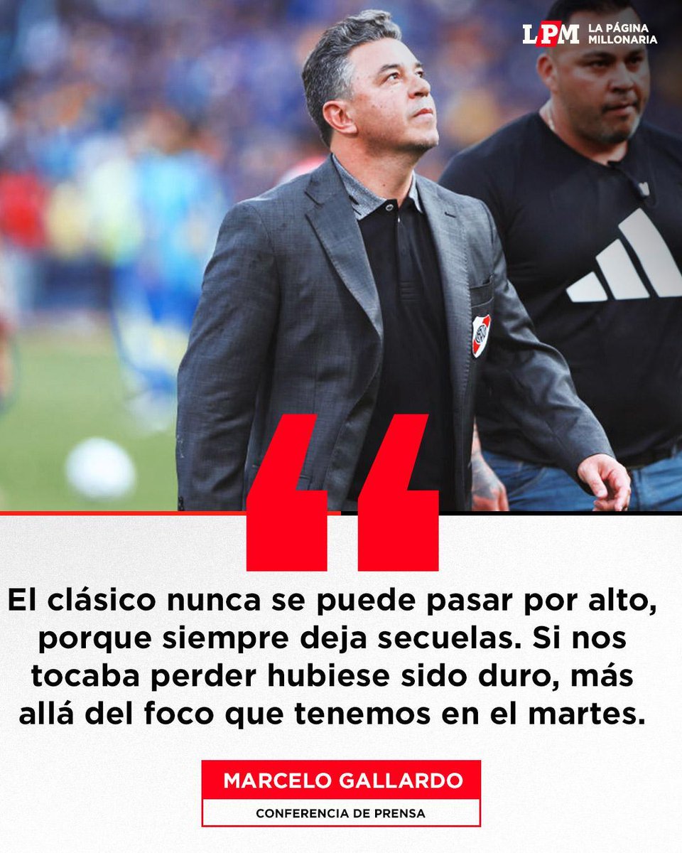 RiverLPM's tweet photo. Claro que el clásico siempre deja secuelas 😉😉 https://t.co/CnGGWrtwqq