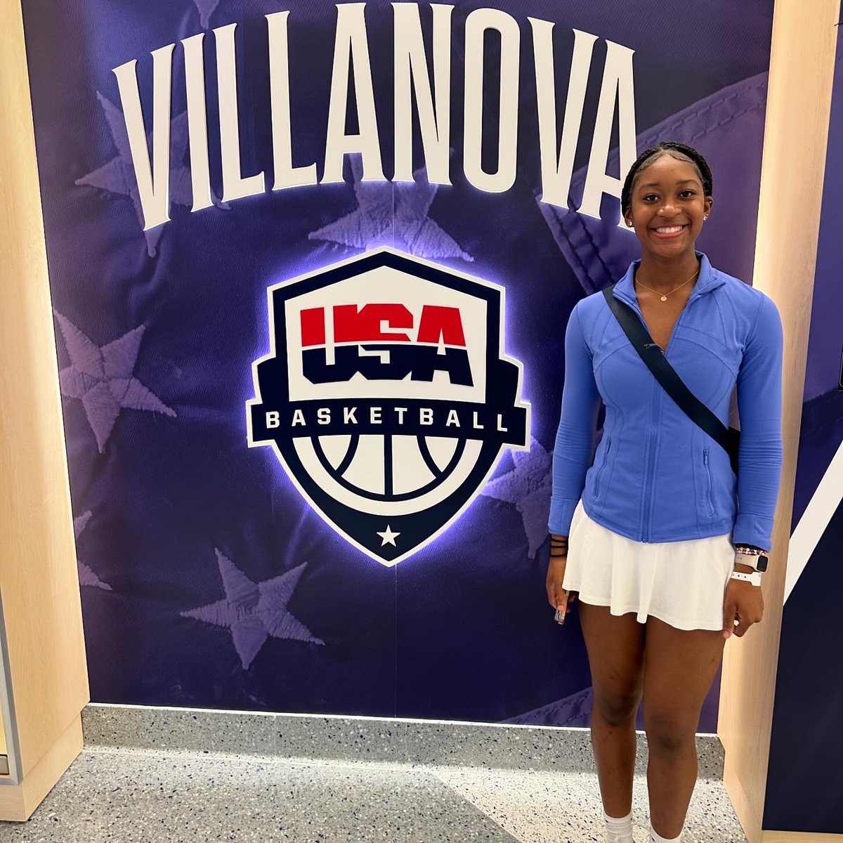 RyanCarter2027's tweet photo. I had so much fun at Hoops Mania last night. After a great conversation with Coach Dillon and @bakebake22 I have been offered a full scholarship to the Villanova University. Thank you so much for recognizing my hard work!!!! @novawbb #hoopsmania #novanation π΅βͺοΈ https://t.co/KCYcisUKjL