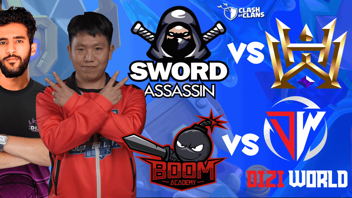 Sockers_'s tweet photo. Domingo
16.00 CET β°οΈ10.00 EST
βοΈ Doble guerra
β
#SWORDASSASSIN π #HW
β
#BOOMACADEMY π @DiziGroup
YT https://t.co/k52QcoMG6N
TW
https://t.co/UvuJuygy1k
#CLASHOFCLANS
RT π https://t.co/q7A38Mlyso