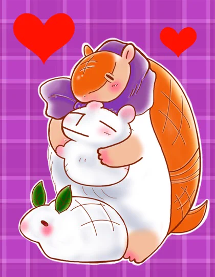 今日はイベントとの事なので以前○クジに描かせて頂いた ジョン&ぬい達を