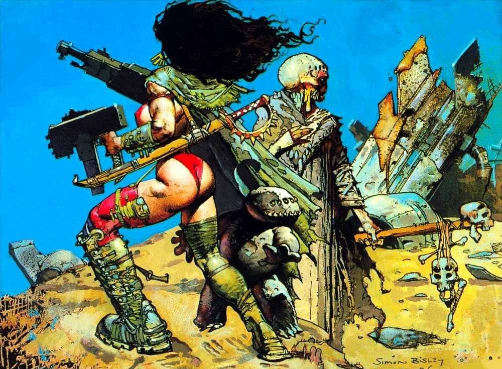 F.A.K.K 2. Heavy Metal art by Simon Bisley #scifiart 💫💀