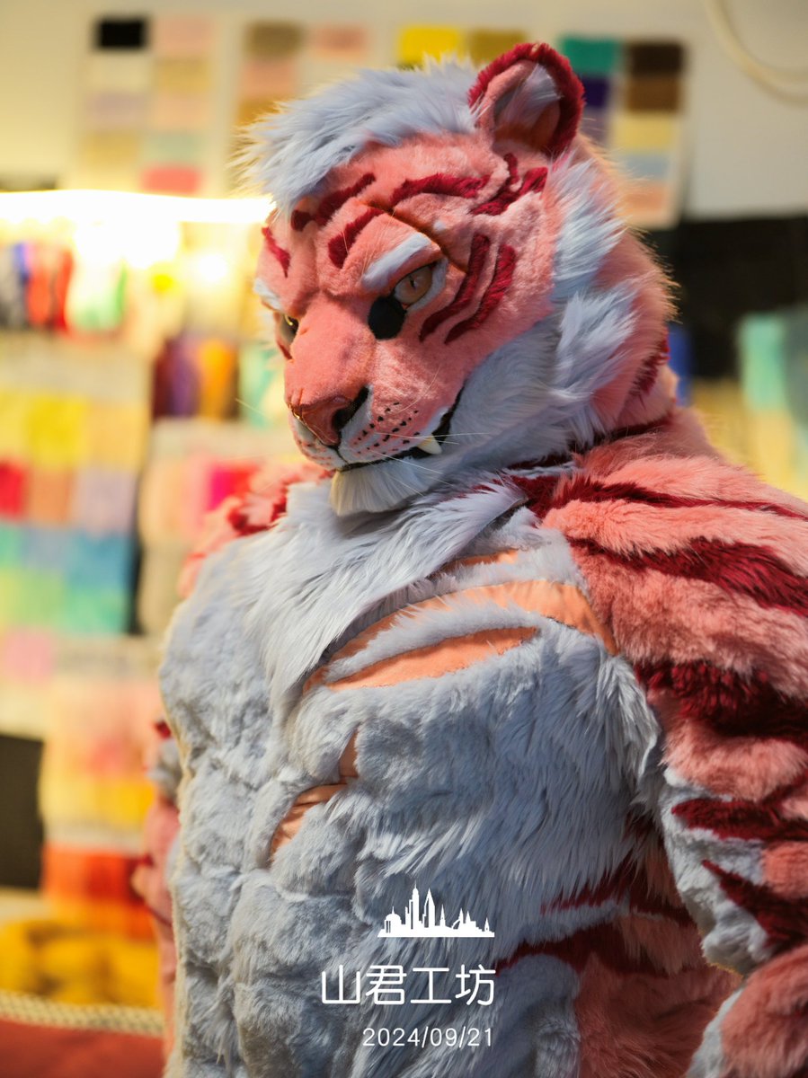 The new version is more aggressive.
#山君工坊 #FurryFriday  #Fursuit