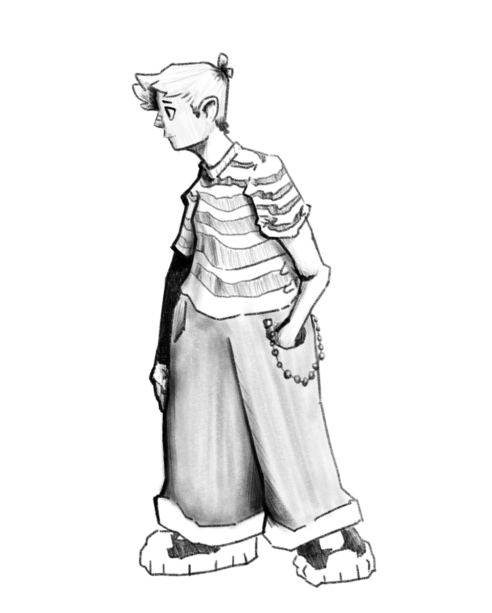 Doff142's tweet photo. First time using a scanned drawing and making it digital #digitalart #digitalartist #art #sketchart https://t.co/CHTrv0Ufge