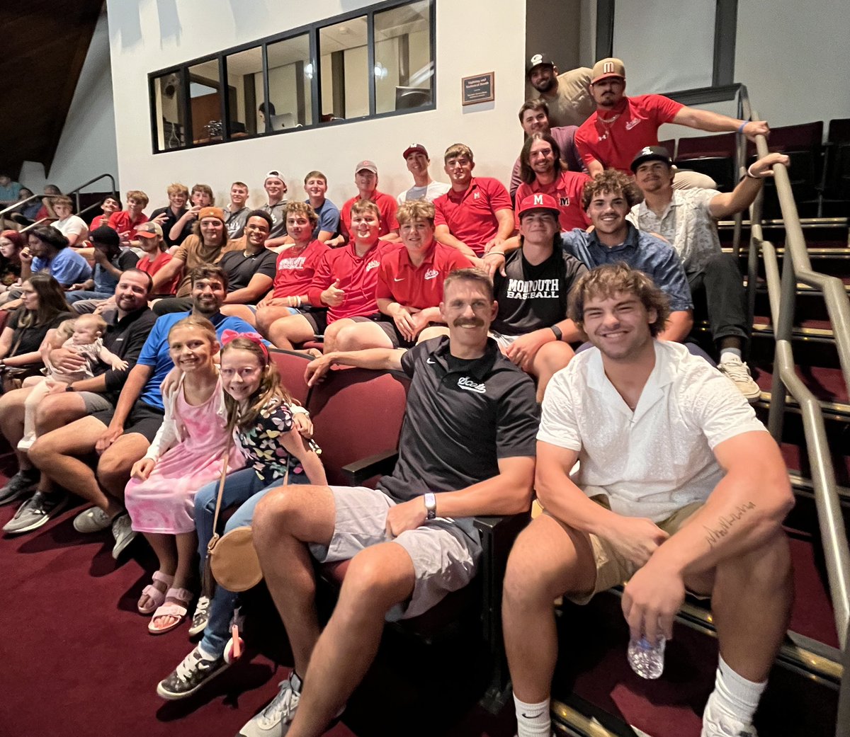 Had a great time supporting our Student Manager Collin Wilson and the Monmouth College Wind Ensemble and Chorale #RollScots