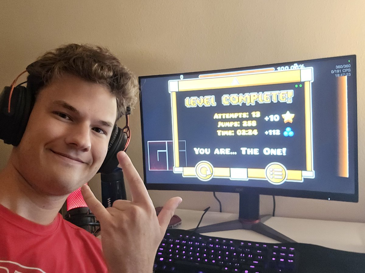 hstorm18's tweet image. ACHERON 100% after 28 months of on and off playing and 309588 attempts it&apos;s over GGGGGGG