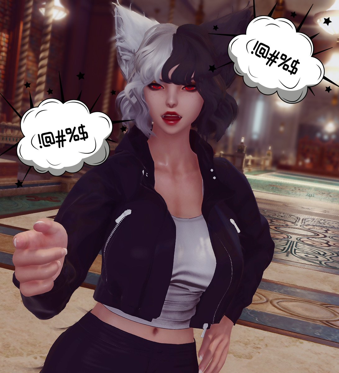 BlakeyXIV's tweet photo. Local brat learns her place for disrupting Y'shtola during her studies—‼️ https://t.co/KnYNZGgi11